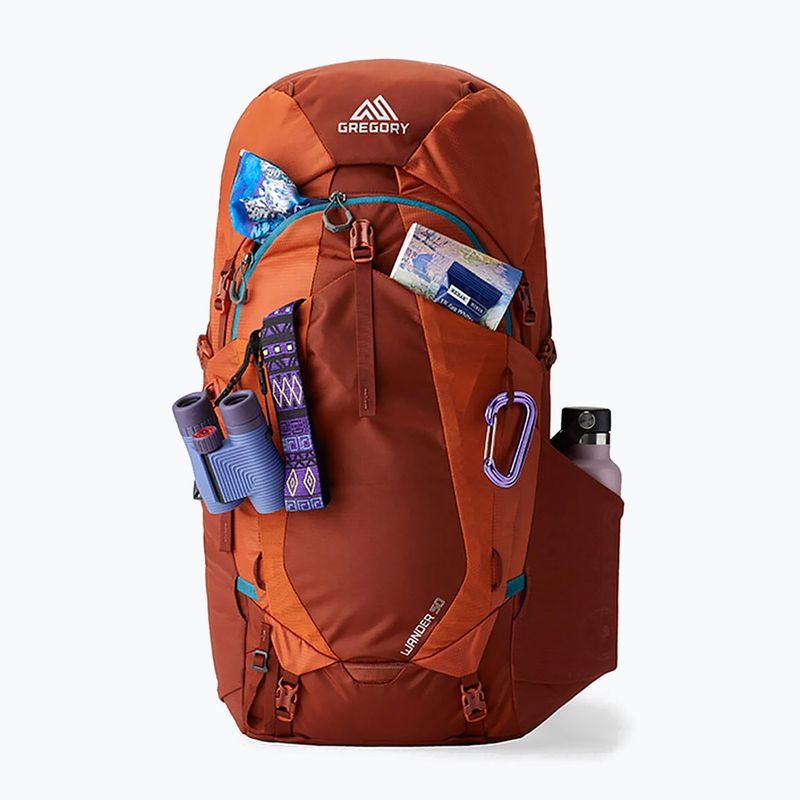 Kids' hiking backpack Gregory Wander 50 l Red Rock 3