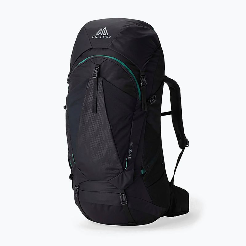 Men's trekking backpack Gregory Stout 55 l forest black
