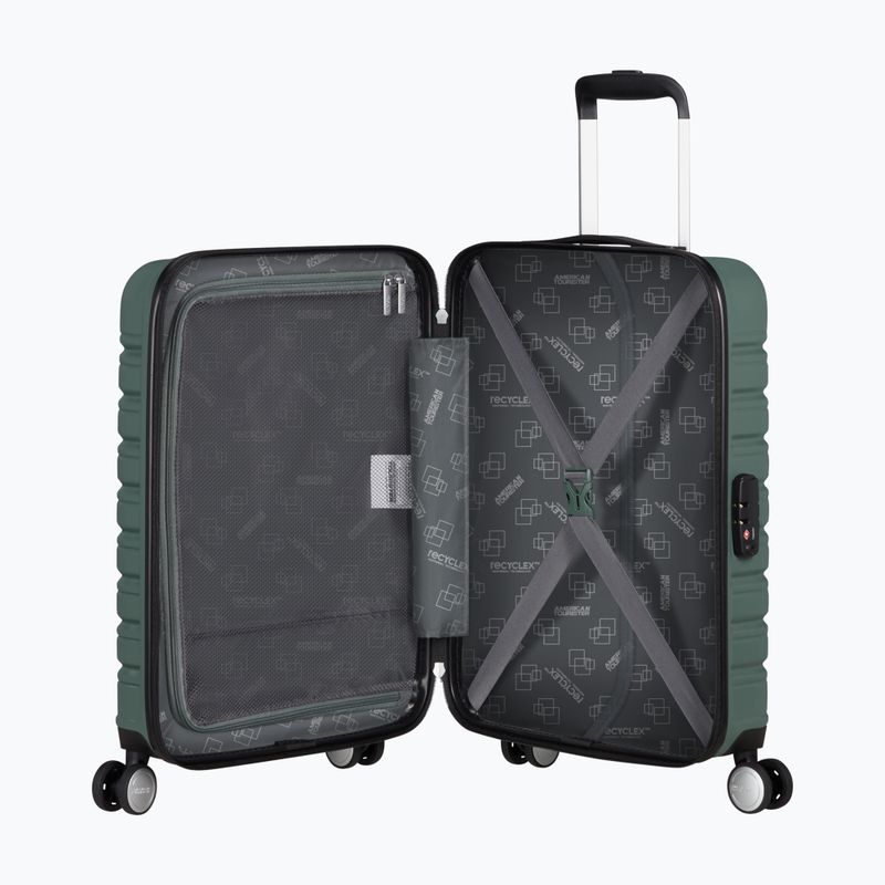 Cabin suitcase American Tourister Flashline Spinner 55 34 l dark forest 6