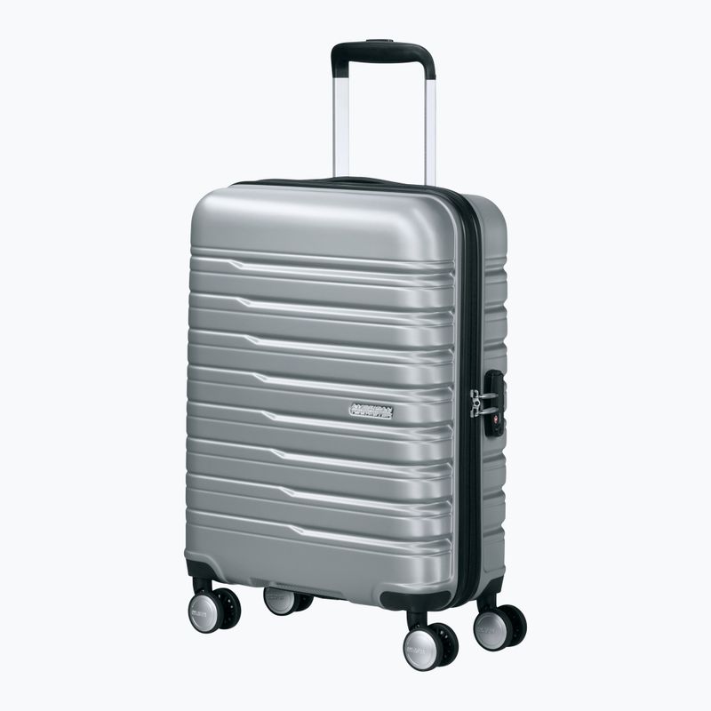 Travel suitcase American Tourister Flashline Spinner 34 l sky silver 2