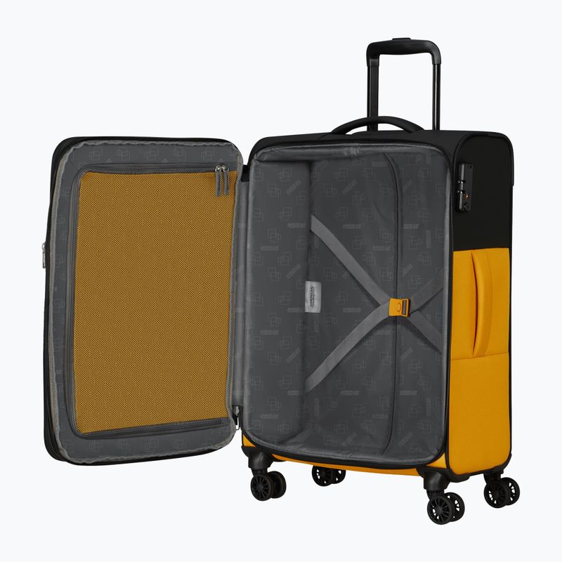 American Tourister Daring Dash 117 l black / yellow suitcase 6
