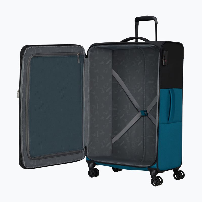 American Tourister Daring Dash 117 l black / blue suitcase 6