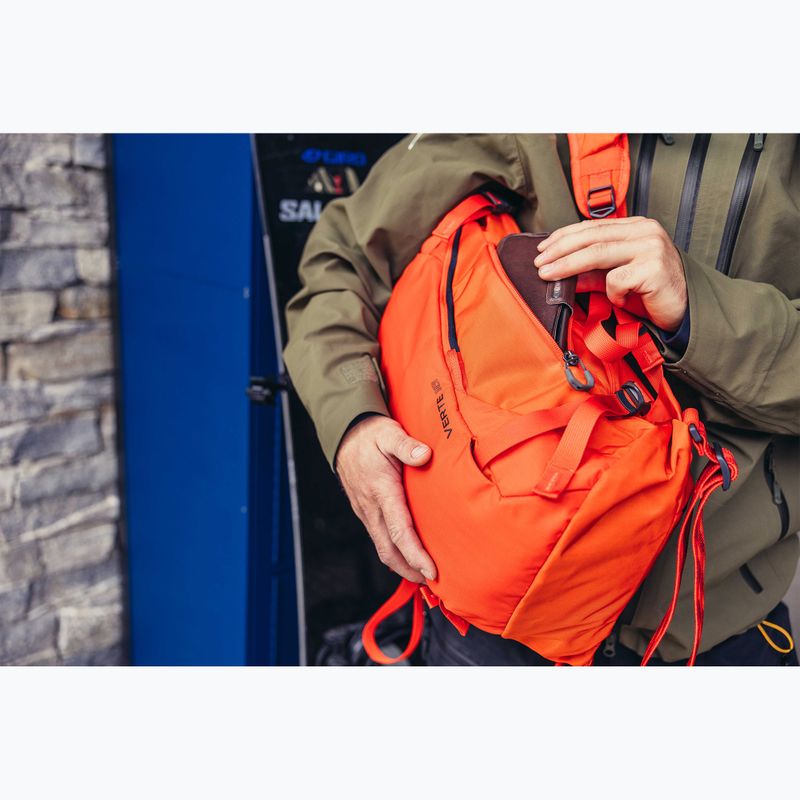 Gregory Verte 18 l apres orange ski backpack 4