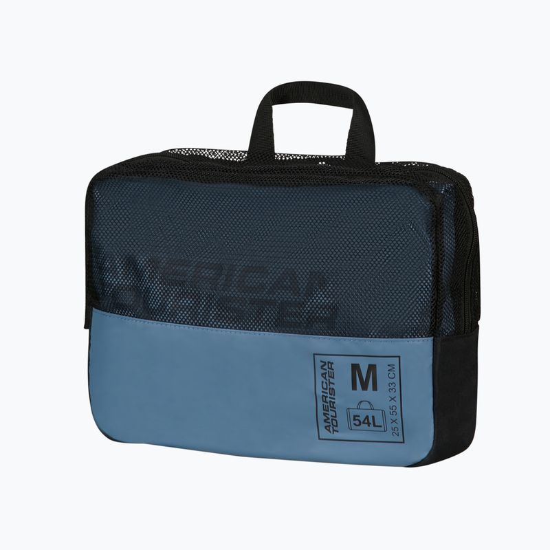 American Tourister Duffle M 54 l coronet blue travel bag 10