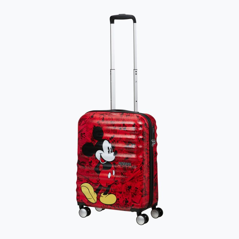 Cabin suitcase American Tourister Disney Wavebreaker 36 l mickey comics red 5