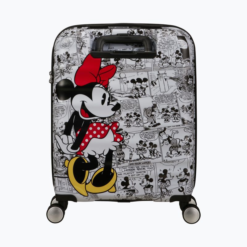 Cabin suitcase American Tourister Disney Wavebreaker 36 l minnie comics white 2