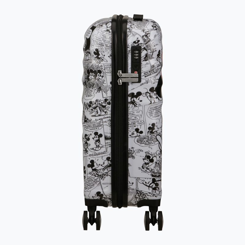 Cabin suitcase American Tourister Disney Wavebreaker 36 l minnie comics white 3