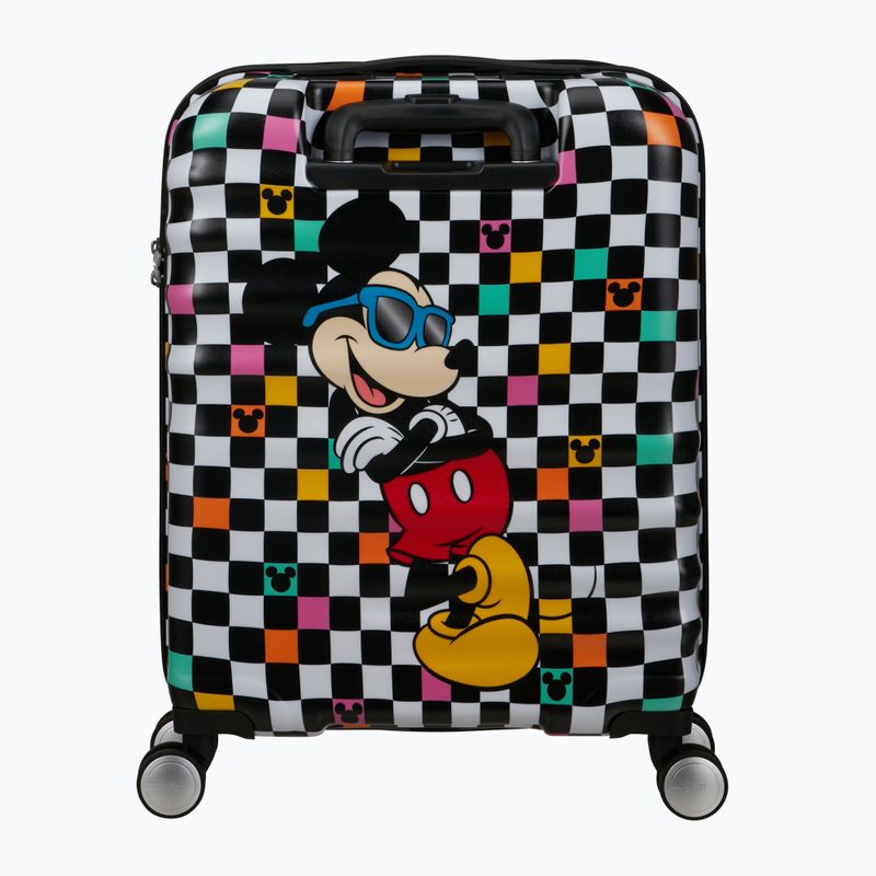 American Tourister Disney Wavebreaker 36 l mickey check travel case 4