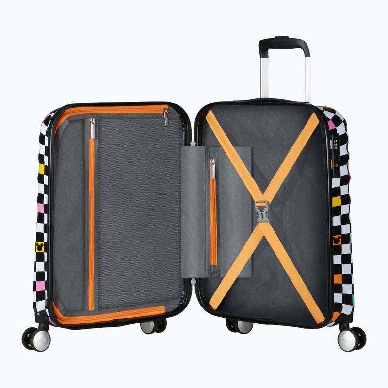 American Tourister Disney Wavebreaker 36 l mickey check travel case 5
