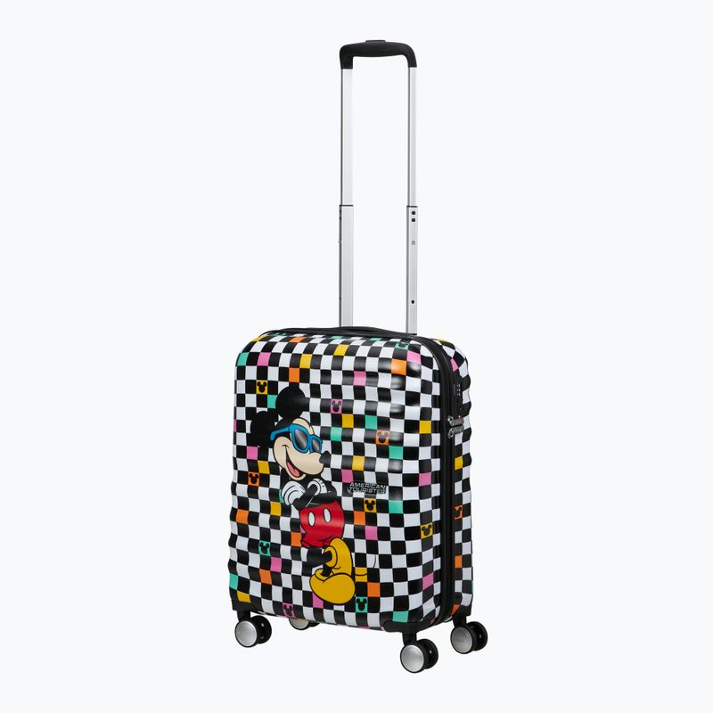American Tourister Disney Wavebreaker 36 l mickey check travel case 6