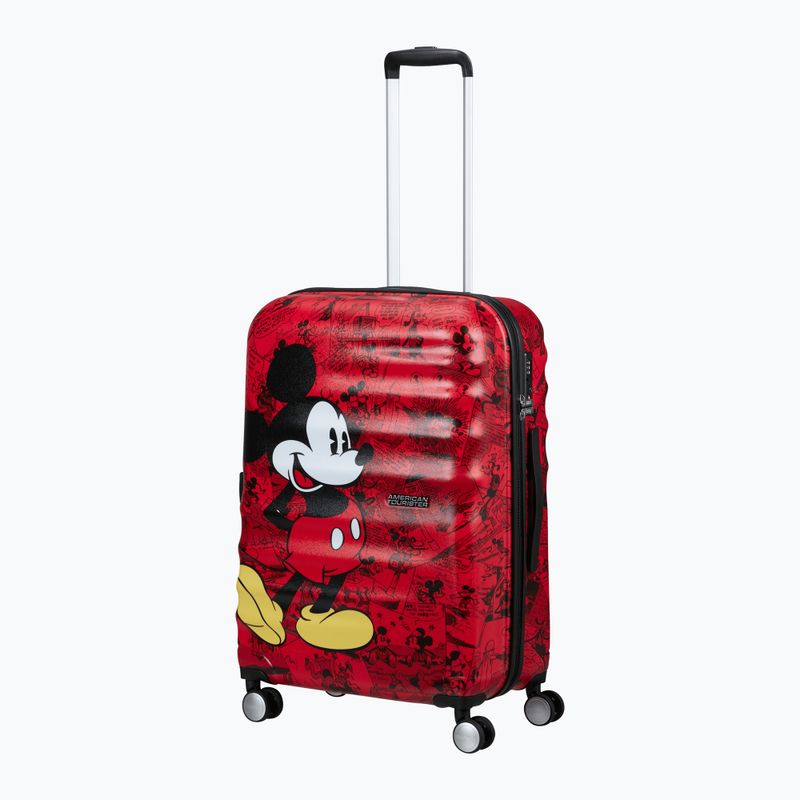 Cabin suitcase American Tourister Disney Wavebreaker 64 l mickey comics red 5