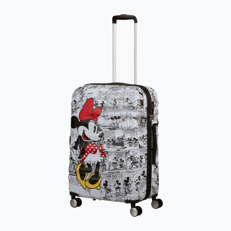 American Tourister Disney Wavebreaker 64 l travel case minnie comics white 5