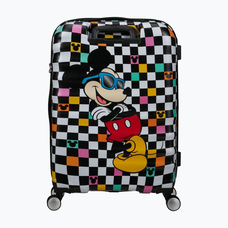 Cabin suitcase American Tourister Disney Wavebreaker 64 l mickey check 2