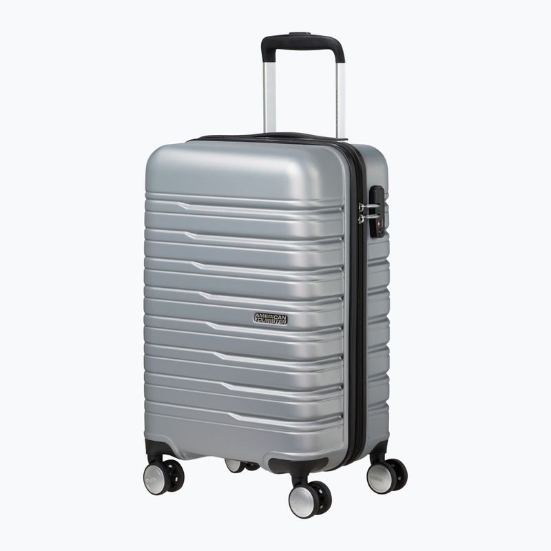 Cabin suitcase American Tourister Flashline Spinner 55 34 l sky silver 2