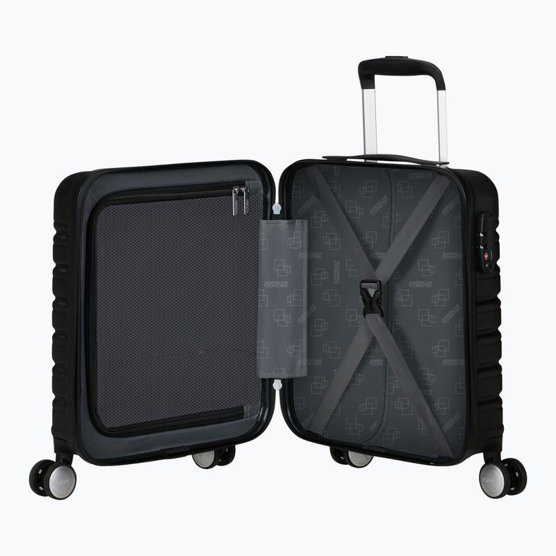 Cabin suitcase American Tourister Flashline Spinner 43 23 l shadow black 6
