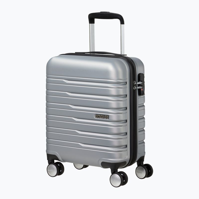 Cabin suitcase American Tourister Flashline Spinner 43 23 l sky silver 2
