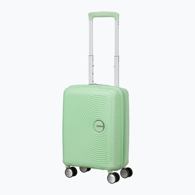 American Tourister Soundbox Mini 22 l pastel green travel case 5
