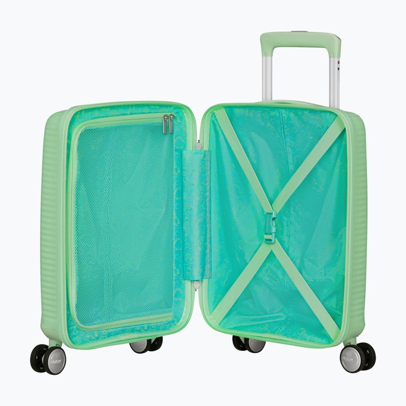 American Tourister Soundbox Mini 22 l pastel green travel case 6