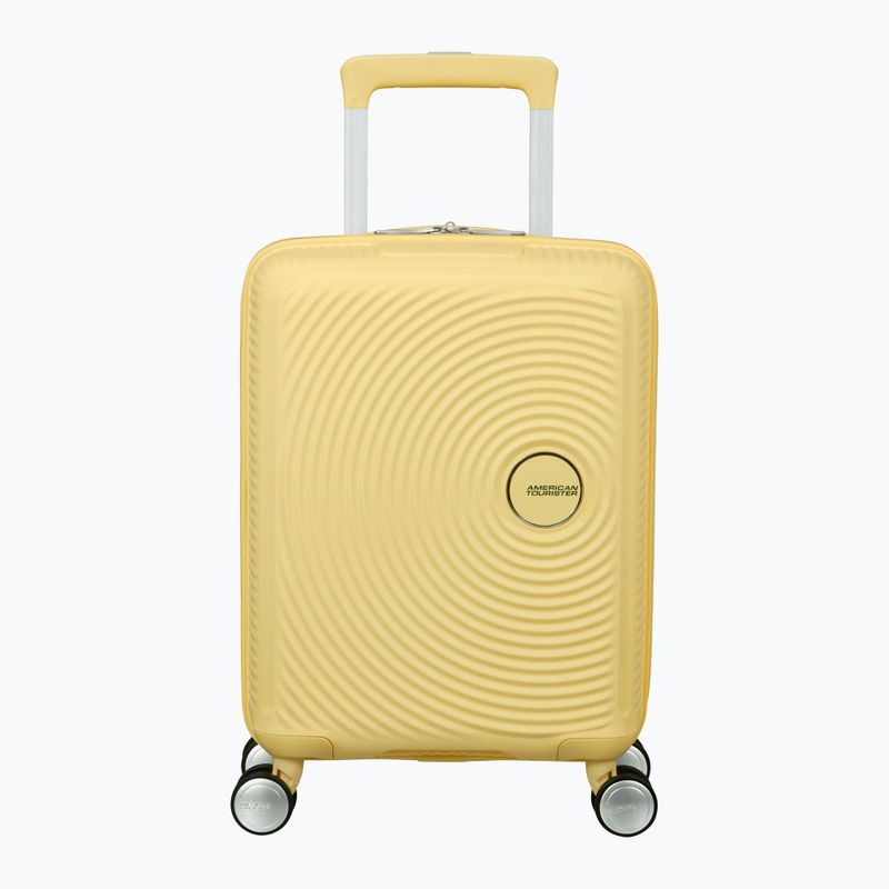 American Tourister Soundbox Mini 22 l travel case pastel yellow