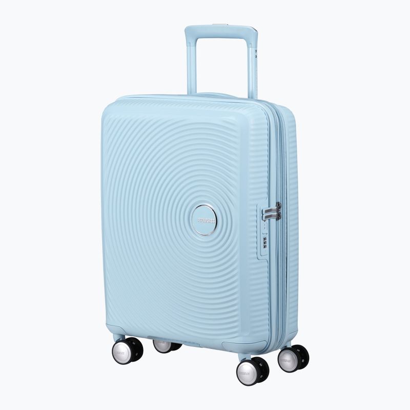 American Tourister Soundbox 41 l pastel blue travel case 2
