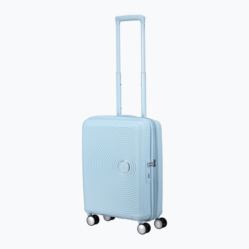 American Tourister Soundbox 41 l pastel blue travel case 5