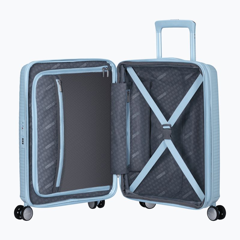 American Tourister Soundbox 41 l pastel blue travel case 6