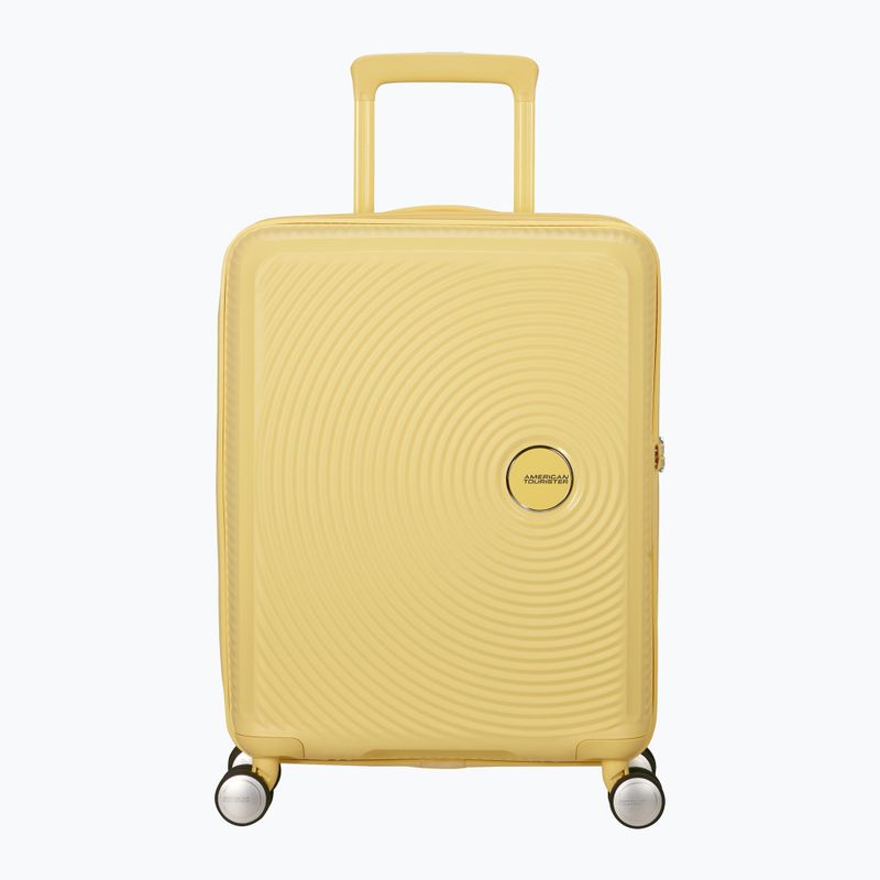 American Tourister Soundbox 41 l pastel yellow travel case