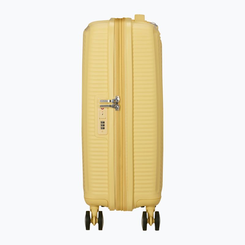 American Tourister Soundbox 41 l pastel yellow travel case 4