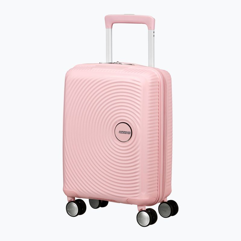 American Tourister Soundbox Mini 22 l pastel pink travel case 4