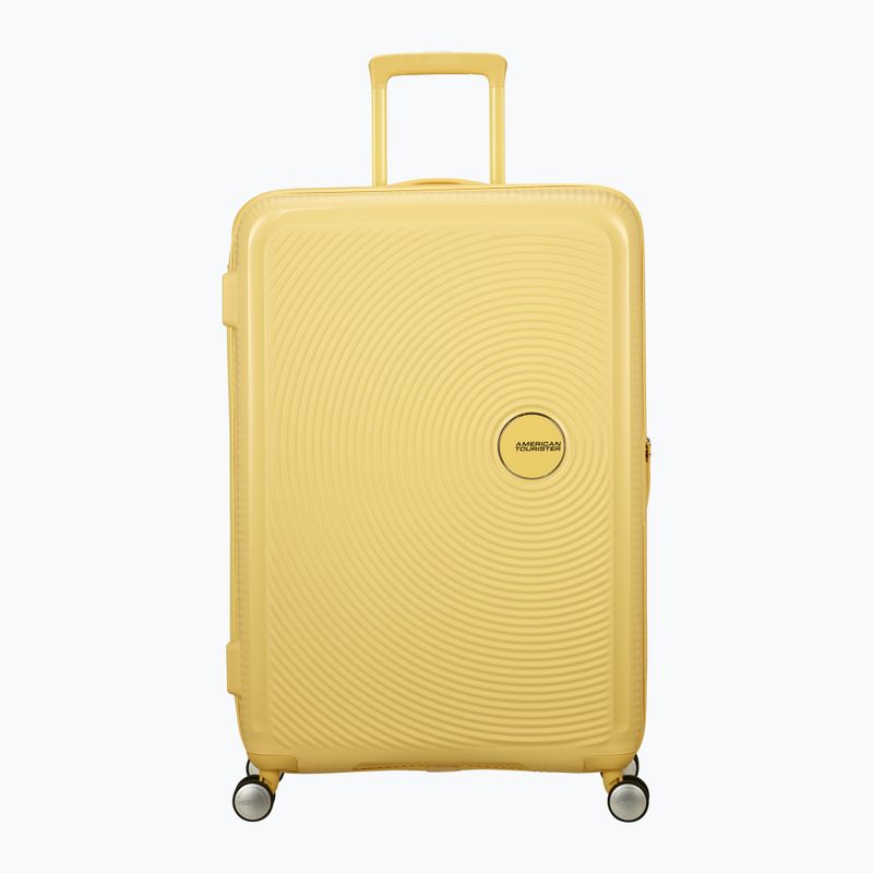 American Tourister Soundbox travel case 110 l pastel yellow