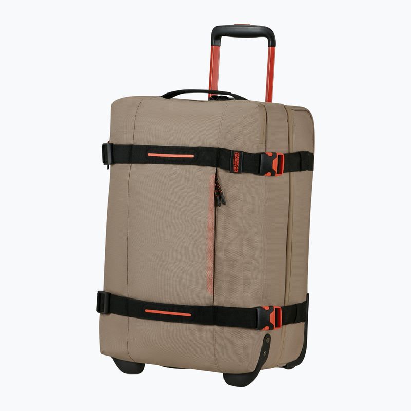 American Tourister Urban Track Duffle With Wheels 55 l beige / orange travel case 4