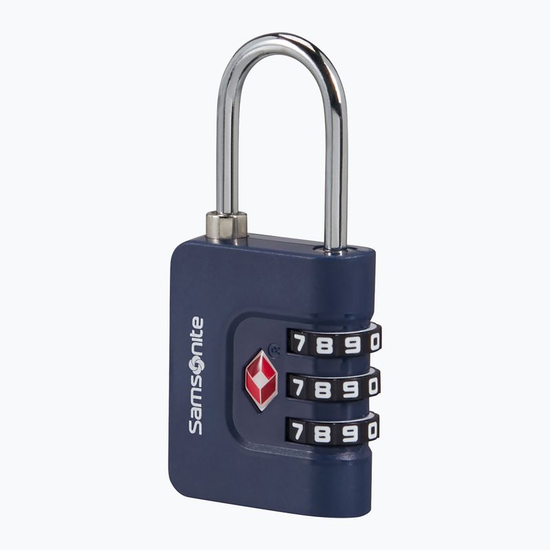 Padlock Samsonite Combiblock 3 Dial TSA midnight blue 2