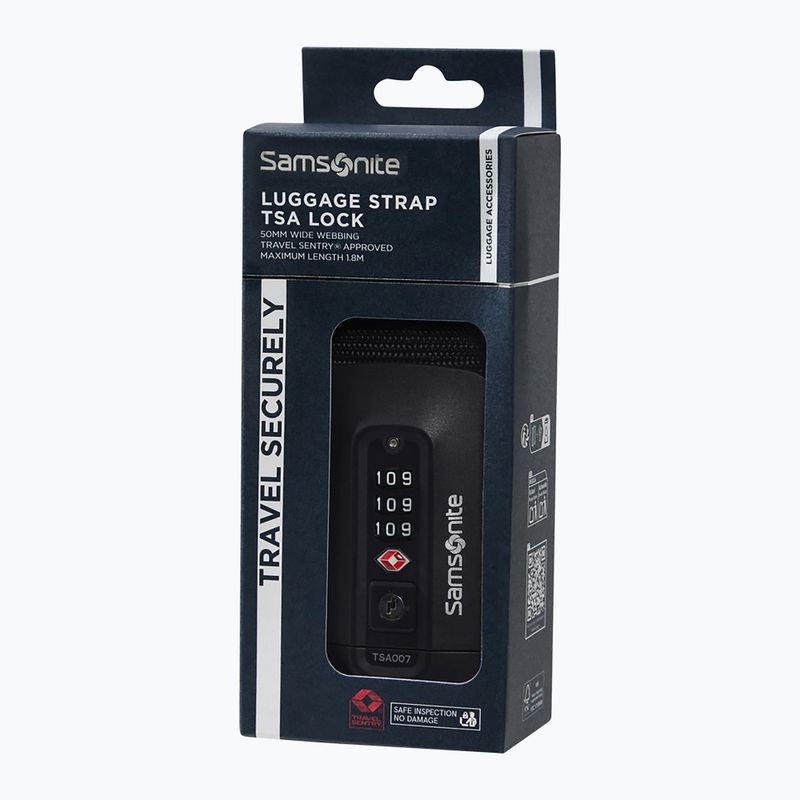 Luggage compression strap Samsonite Revolution black 3