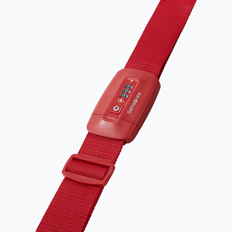 Luggage compression strap Samsonite Revolution red 2