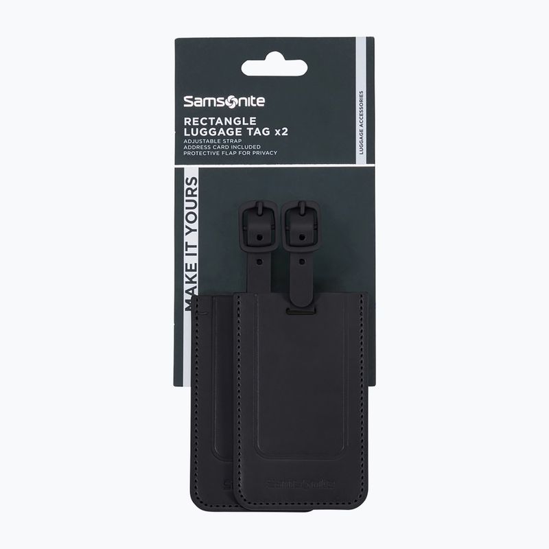 Luggage tag Samsonite Revolution x2 black 3