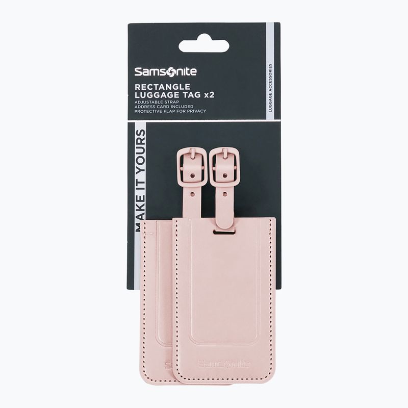 Luggage tag Samsonite Revolution x2 rose 3