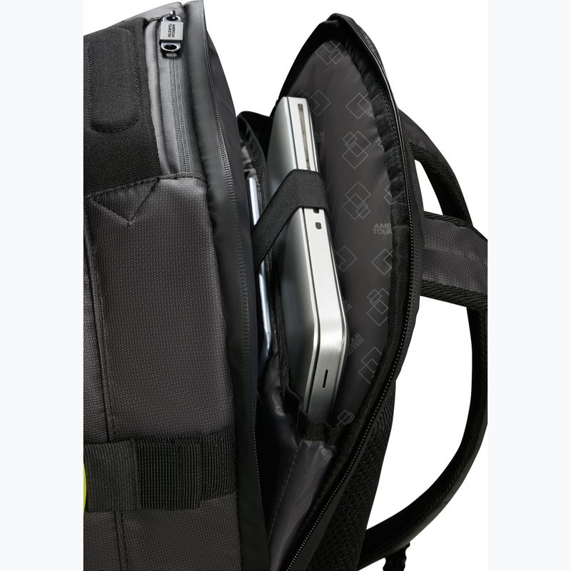 American Tourister Urban Track Laptop BP Coated backpack 15.6" 29 l black / lime 6