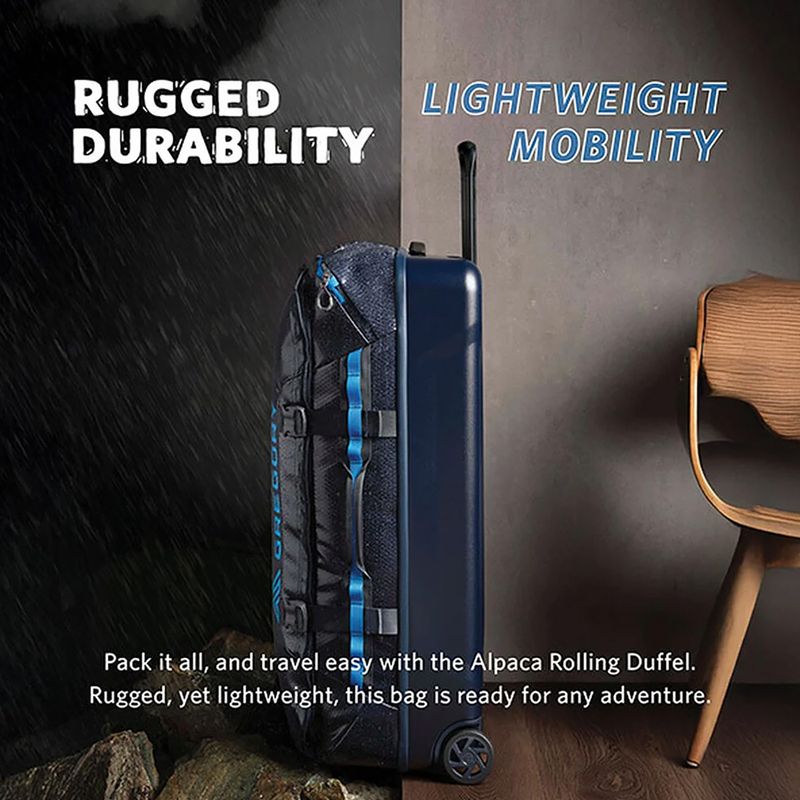 Travel bag Gregory Alpaca Wheeled Duffel 100 l obsidian black 6
