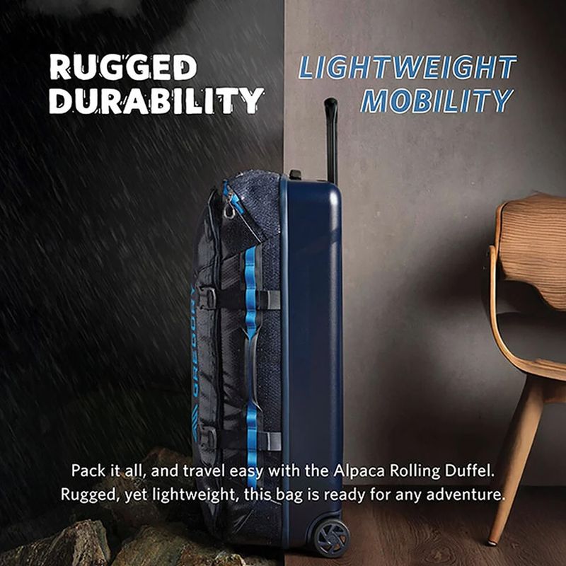 Travel bag Gregory Alpaca Wheeled Duffel 100 l slate blue 4