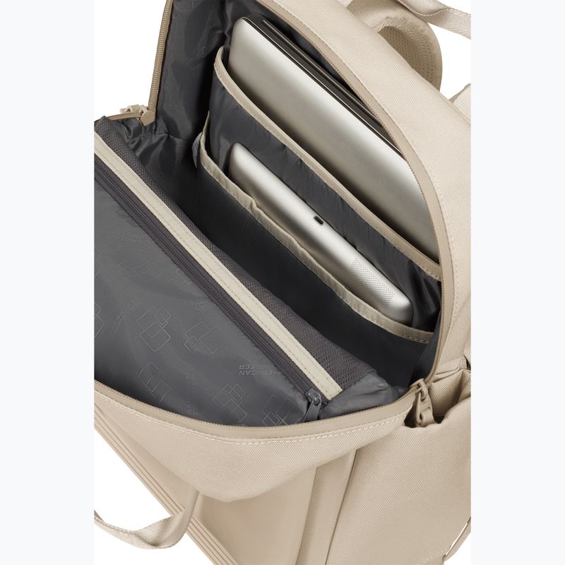 American Tourist Soulpack Business BP Tote 15" 17 l beige laptop backpack 6