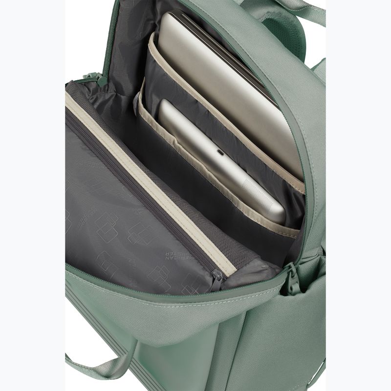 American Tourist Soulpack Business BP Tote 15" 17 l iceberg green laptop backpack 6