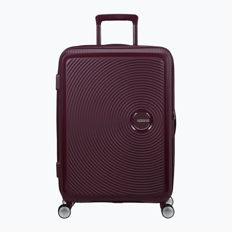 Travel suitcase American Tourister Soundbox 81 l wild cherry