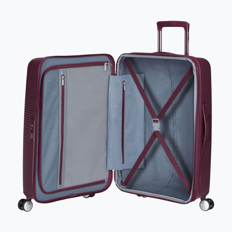 Travel suitcase American Tourister Soundbox 81 l wild cherry 5