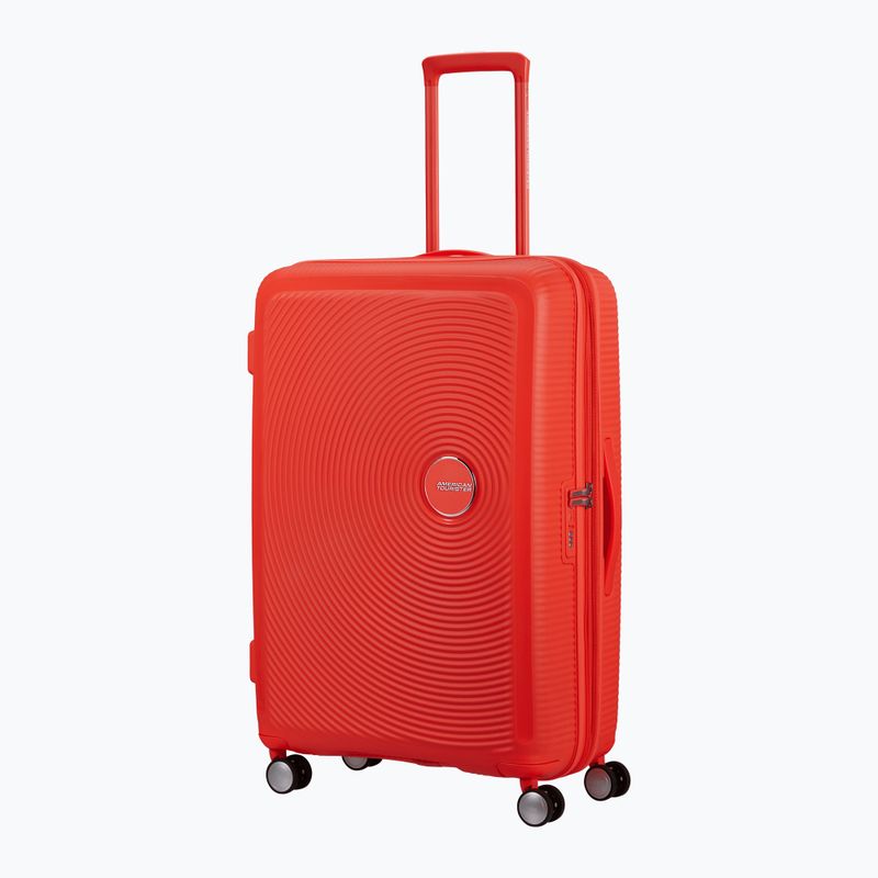 Travel suitcase American Tourister Soundbox 110 l neon orange 5