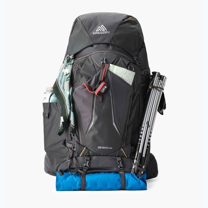 Women's trekking backpack Gregory Deva 80 Pro graphene grey 3
