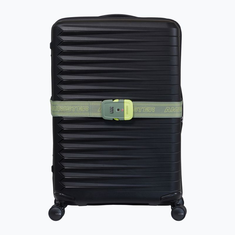 American Turister Luggage strap olive/lime 2
