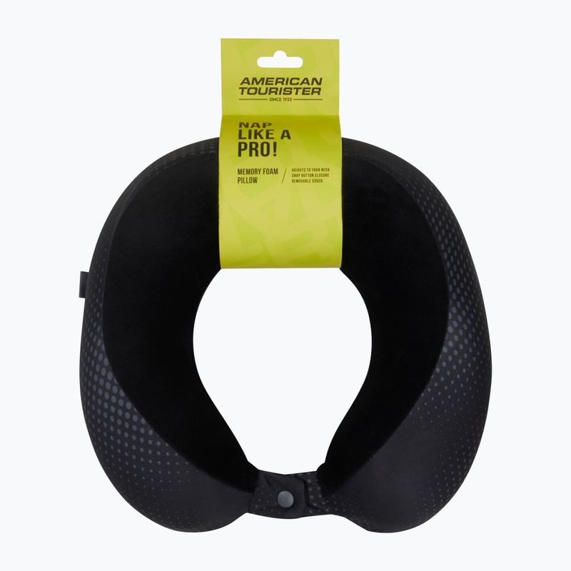Travel pillow American Tourister Travel Memoryfoam black/grey 4