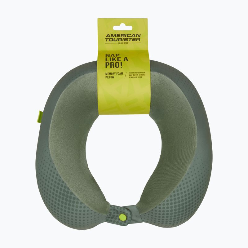 Travel pillow American Tourister Travel Memoryfoam olive/lime 4