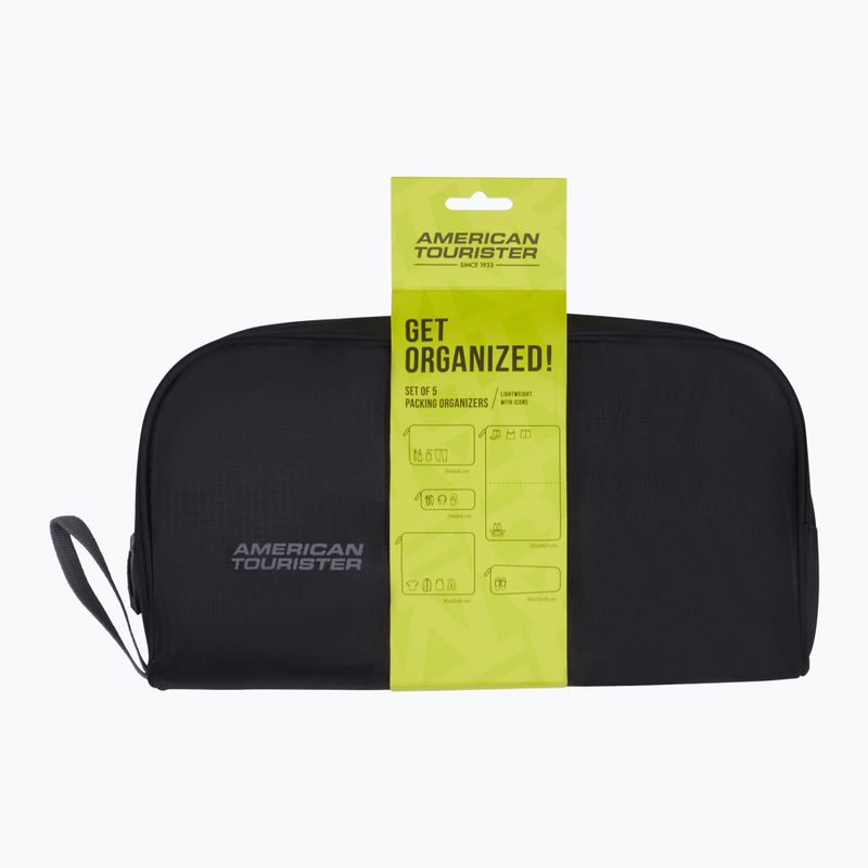 Organizer set American Tourister Packing 5 pcs. black/grey 8