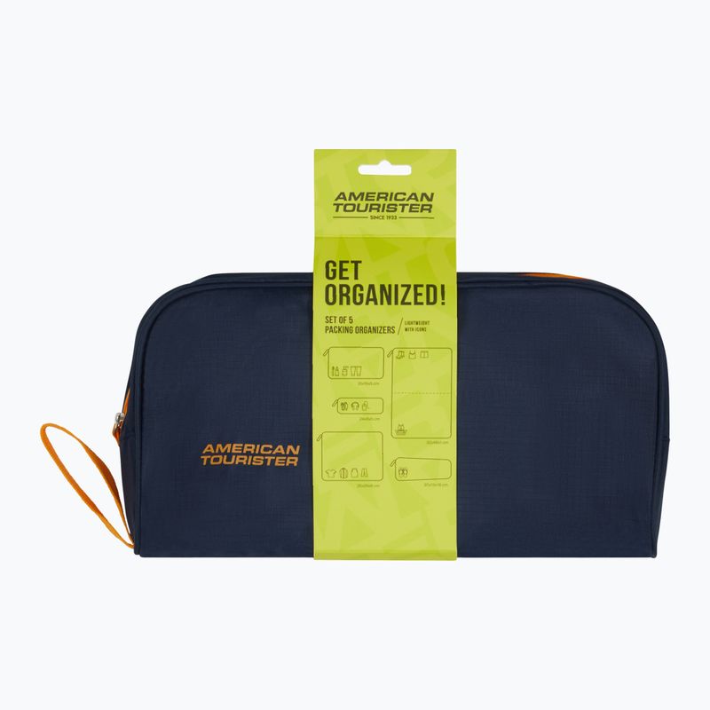 Organizer set American Tourister Packing 5 pcs. navy/orange 8